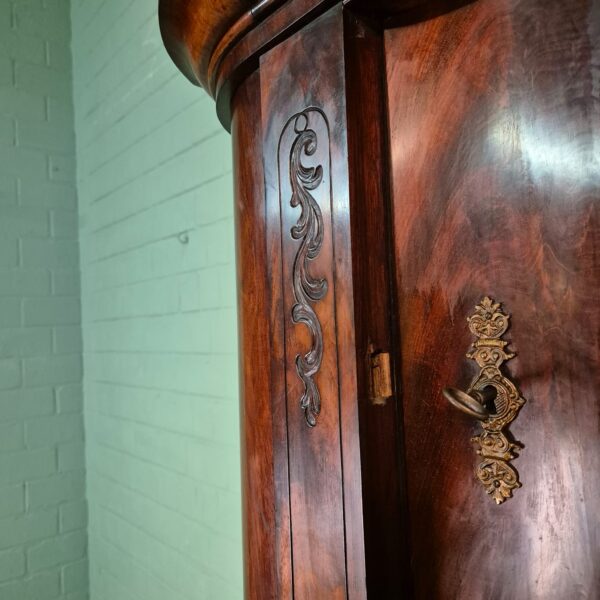 Eckschrank Biedermeier 1840 Mahagoni – Bild 4