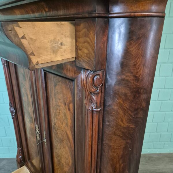 Eckschrank Biedermeier 1840 Mahagoni – Bild 20