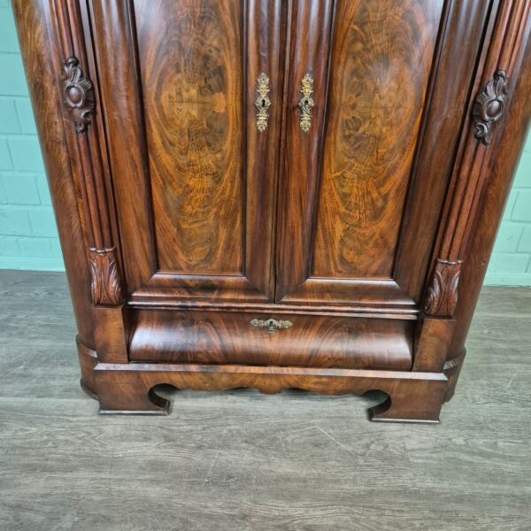 Eckschrank Biedermeier 1840 Mahagoni – Bild 8
