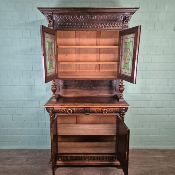 Buffetschrank Schrank Gründerzeit 1880 Eiche – Bild 14