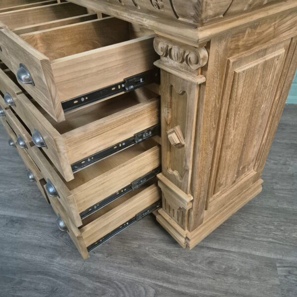 Apothekerschrank Sideboard Anna Teakholz 1,25 m – Bild 11