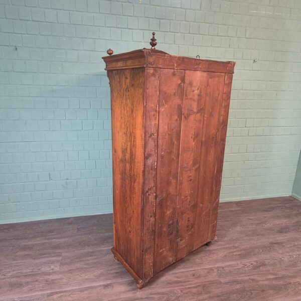 Vitrine Geschirrschrank Jugendstil 1900 Nussbaum – Bild 10