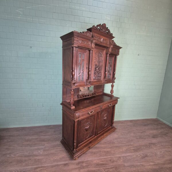 Buffetschrank Schrank Gründerzeit 1880 Eiche