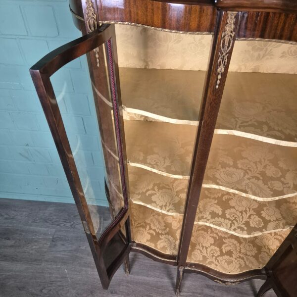 Vitrine Geschirrschrank Neubarock 1930 Mahagoni – Bild 14