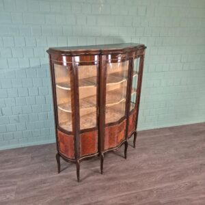 Vitrine Geschirrschrank Neubarock 1930 Mahagoni