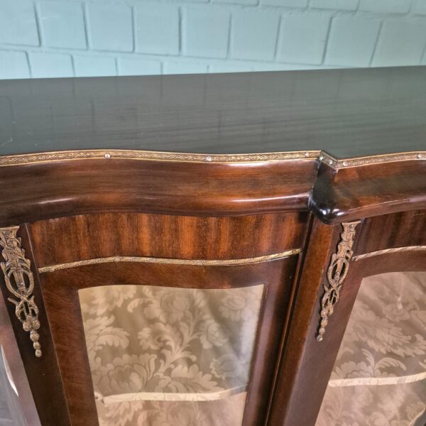 Vitrine Geschirrschrank Neubarock 1930 Mahagoni – Bild 10