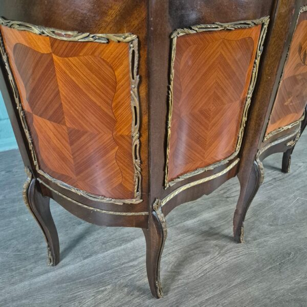 Vitrine Geschirrschrank Neubarock 1930 Mahagoni – Bild 9