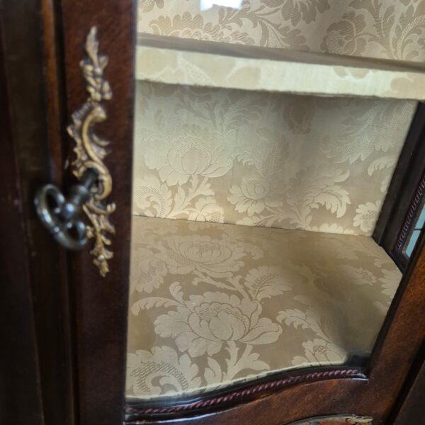Vitrine Geschirrschrank Neubarock 1930 Mahagoni – Bild 17