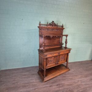 Kredenz Buffetschrank Gründerzeit 1880 Nussbaum