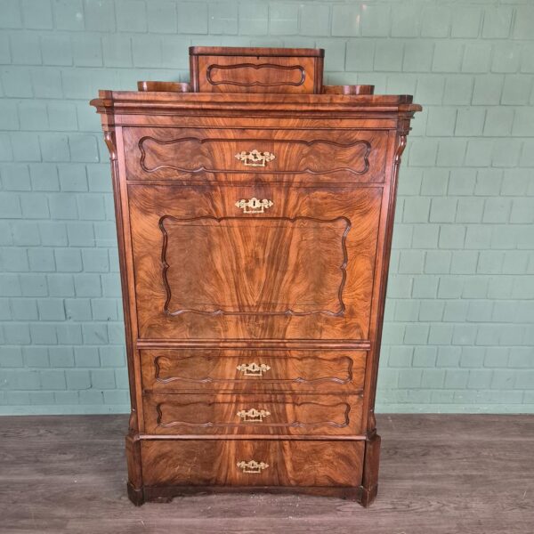 Sekretär Louis Philippe 1860 Mahagoni – Bild 4