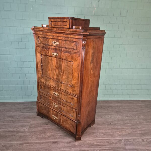 Sekretär Louis Philippe 1860 Mahagoni – Bild 5