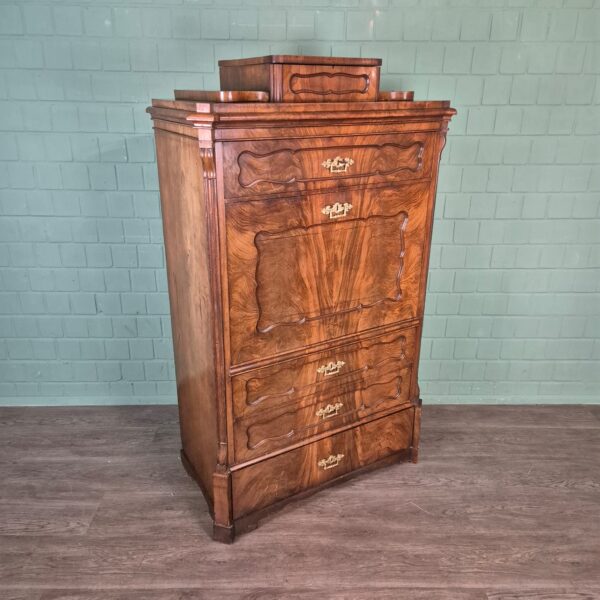 Sekretär Louis Philippe 1860 Mahagoni – Bild 2