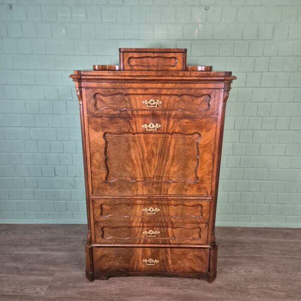Sekretär Louis Philippe 1860 Mahagoni – Bild 3