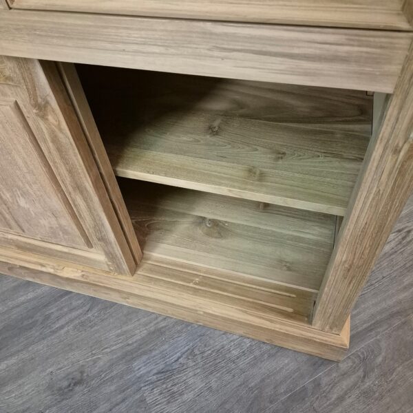Vitrine Bücherschrank Teakholz 2,20 m – Bild 20