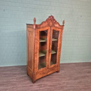 Vitrine Geschirrschrank Louis Philippe 1860 Mahagoni