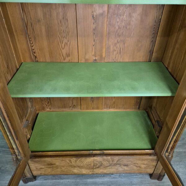 Vitrine Geschirrschrank Louis Philippe 1860 Mahagoni – Bild 9
