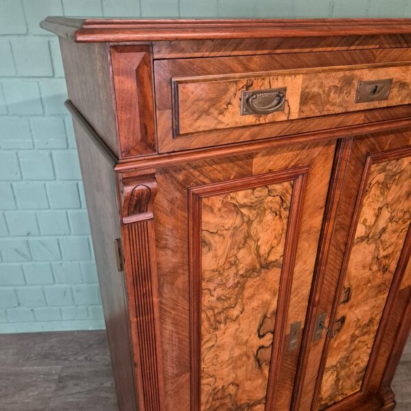 Vertiko Jugendstil 1900 Nussbaum – Bild 5