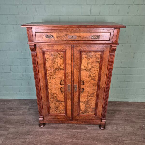 Vertiko Jugendstil 1900 Nussbaum – Bild 2