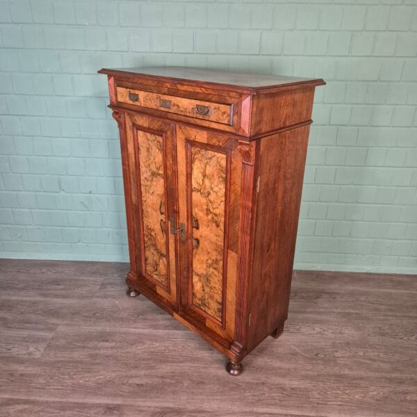 Vertiko Jugendstil 1900 Nussbaum – Bild 3