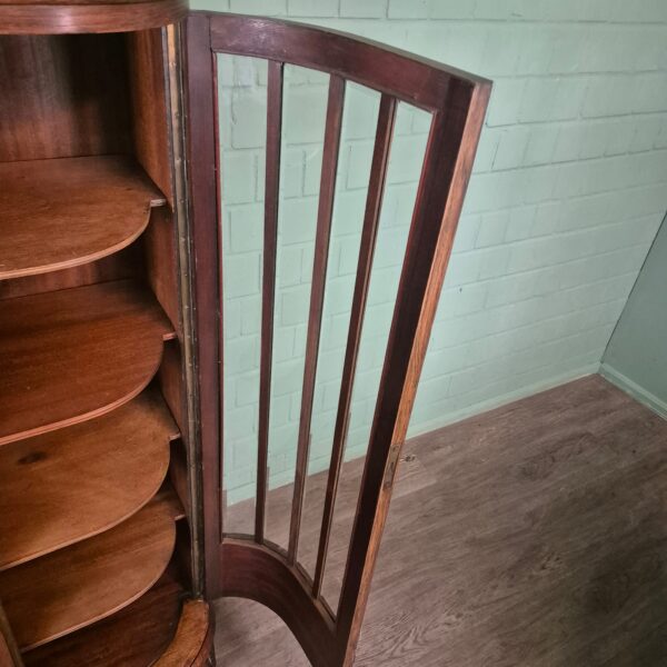 Vitrine Geschirrschrank Art-Deco 1920 Eiche – Bild 15