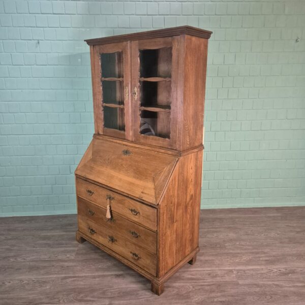 Sekretär Biedermeier 1880 Eiche – Bild 3