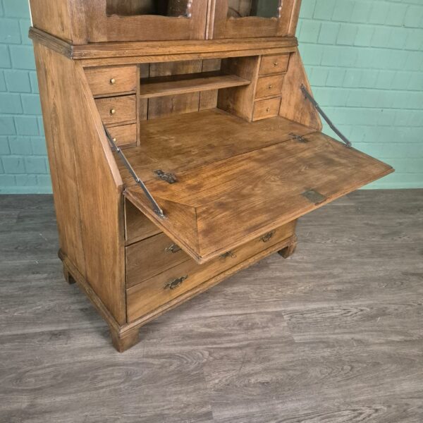 Sekretär Biedermeier 1880 Eiche – Bild 7