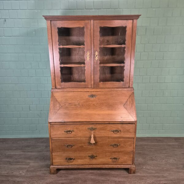 Sekretär Biedermeier 1880 Eiche – Bild 2