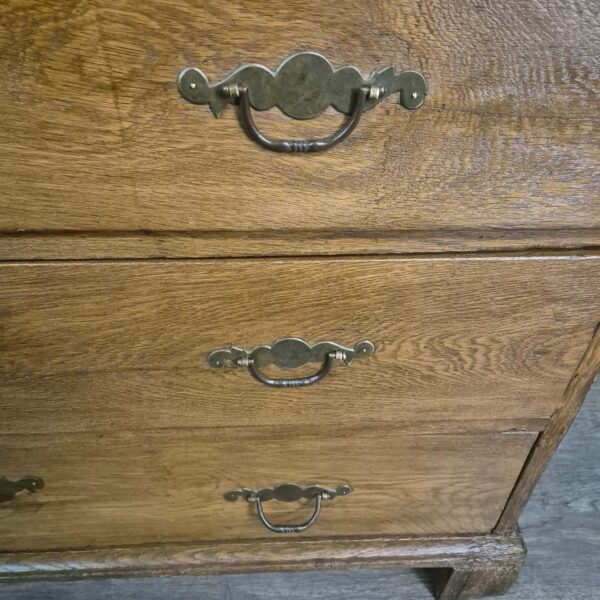 Sekretär Biedermeier 1880 Eiche – Bild 10