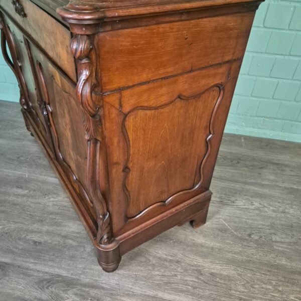 Vitrine Bonheur Biedermeier 1850 Mahagoni – Bild 9