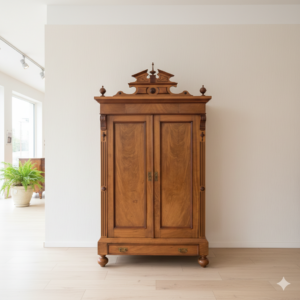 Kleiderschrank Schrank Gründerzeit 1880 Mahagoni