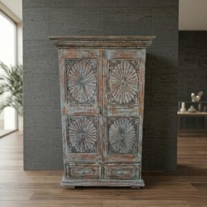 Schrank Massivholz Shabby-Chic 0,95 m