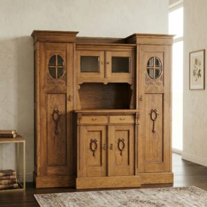 Buffetschrank Schrank Jugendstil 1900 Eiche