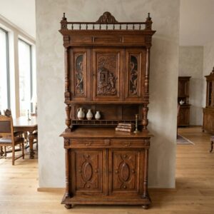 Buffetschrank Schrank Gründerzeit 1880 Eiche