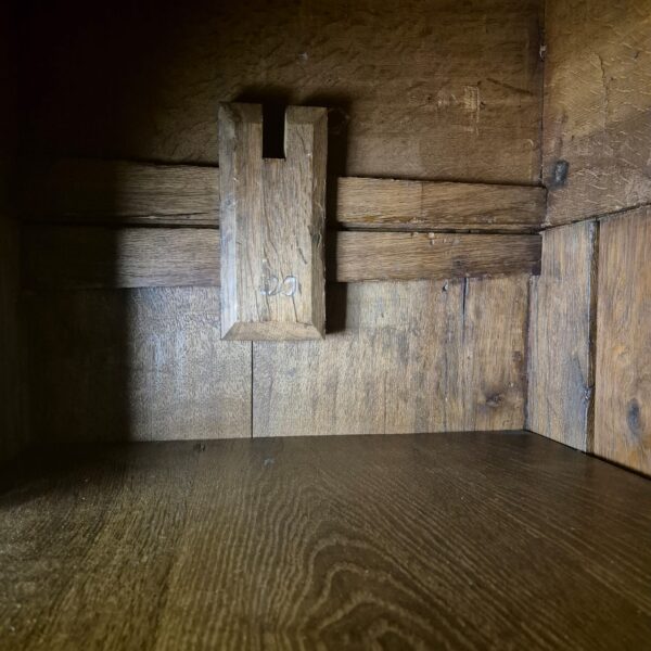 Marburger Schrank Barock 1790 Eiche – Bild 13