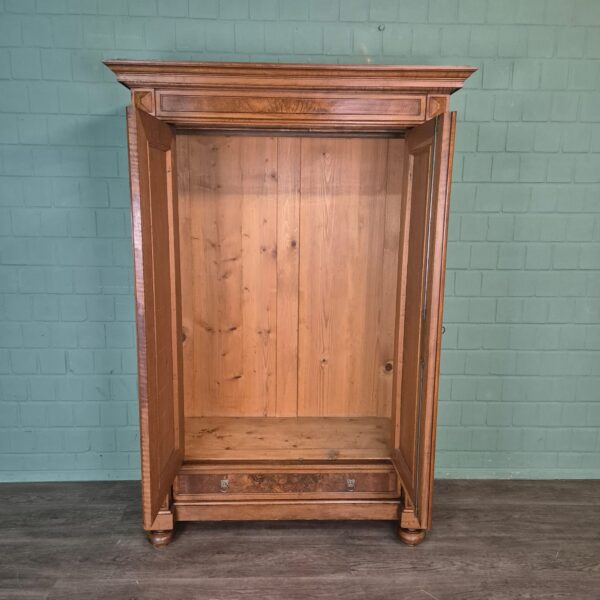 Kleiderschrank Schrank Gründerzeit 1880 Nussbaum – Bild 9