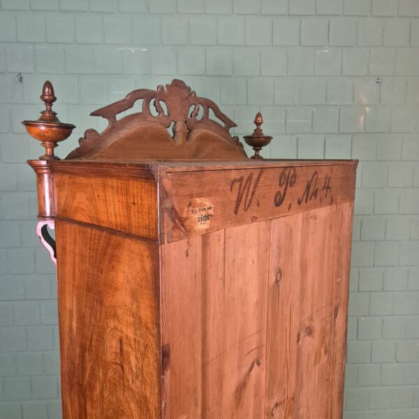 Vitrine Geschirrschrank Louis Philippe 1860 Mahagoni – Bild 12