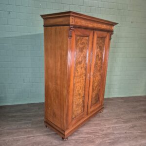 Kleiderschrank Schrank Gründerzeit 1880 Nussbaum