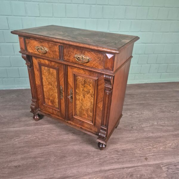 Anrichte Halbschrank Gründerzeit 1880 Nussbaum – Bild 9