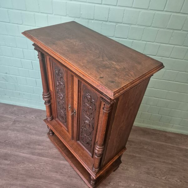 Vertiko Gründerzeit 1880 Eiche – Bild 5