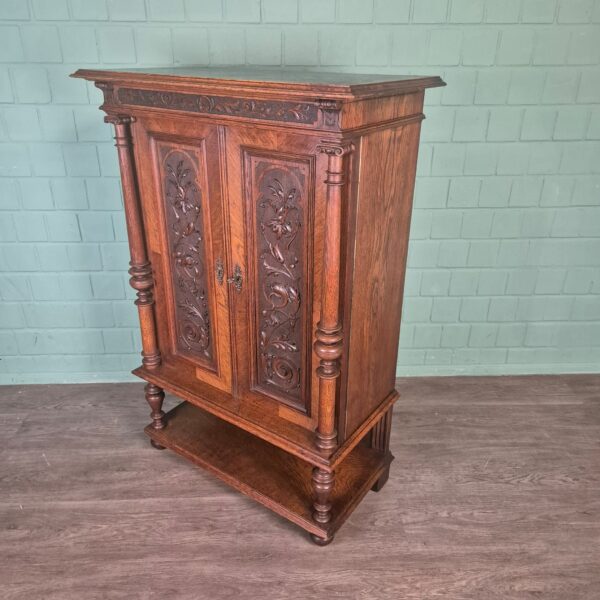 Vertiko Gründerzeit 1880 Eiche – Bild 4