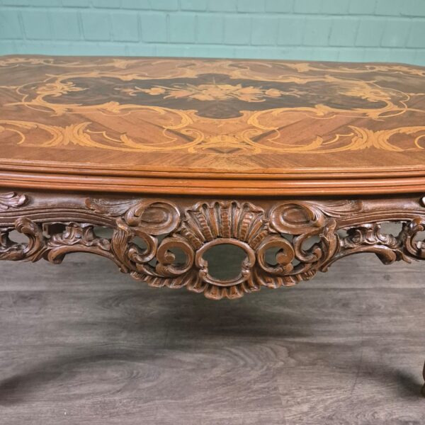 Couchtisch Tisch Nussbaum Neubarock – Bild 8
