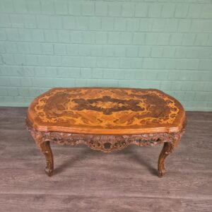 Couchtisch Tisch Nussbaum Neubarock
