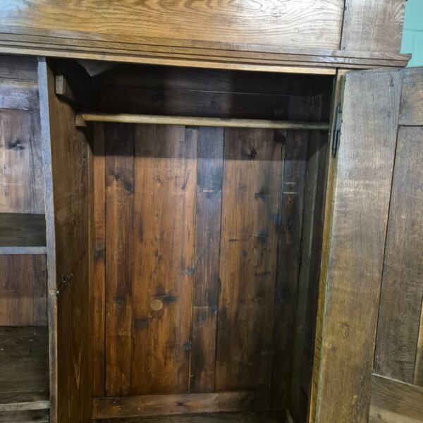 Kleiderschrank Schrank Biedermeier 1820 Eiche – Bild 11