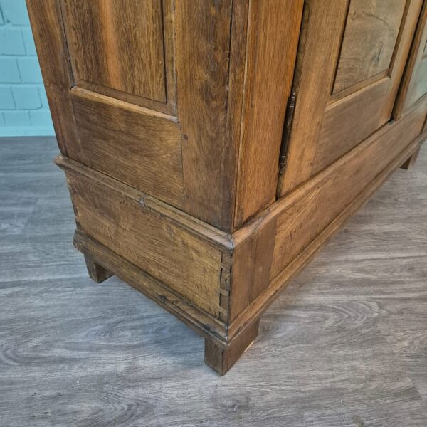 Kleiderschrank Schrank Biedermeier 1820 Eiche – Bild 5