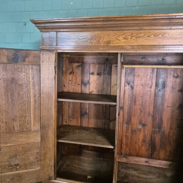 Kleiderschrank Schrank Biedermeier 1820 Eiche – Bild 10