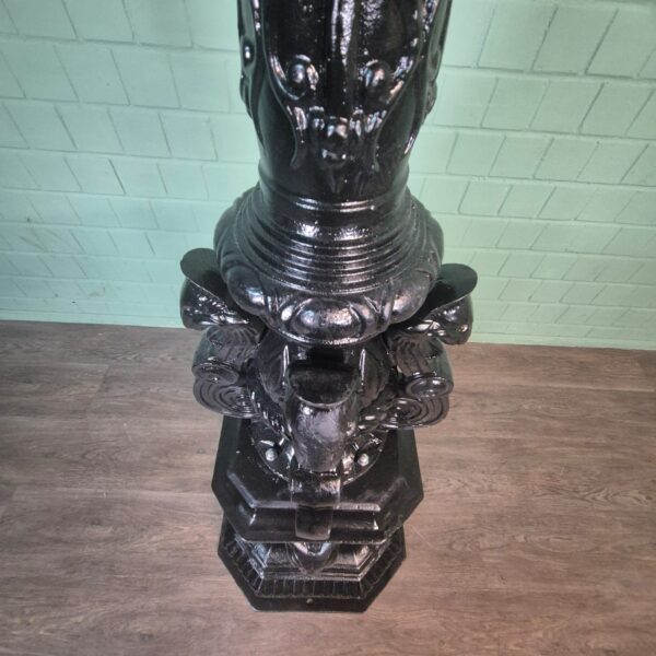 Laterne Gartenlampe Gusseisen Schwarz 3,00 m – Bild 12