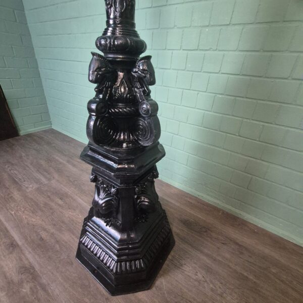 Laterne Gartenlampe Gusseisen Schwarz 3,00 m – Bild 16