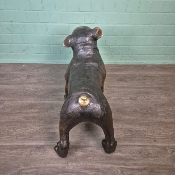 Skulptur Dekoration Hund Bulldogge Bronze 0,72 m – Bild 8