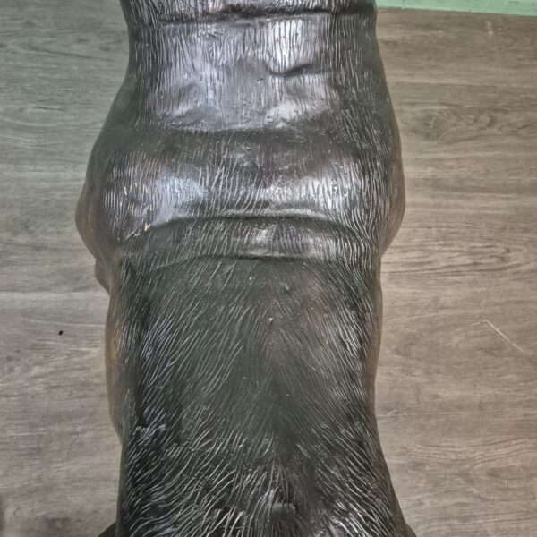 Skulptur Dekoration Hund Bulldogge Bronze 0,72 m – Bild 10