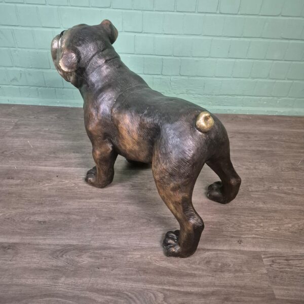 Skulptur Dekoration Hund Bulldogge Bronze 0,72 m – Bild 7
